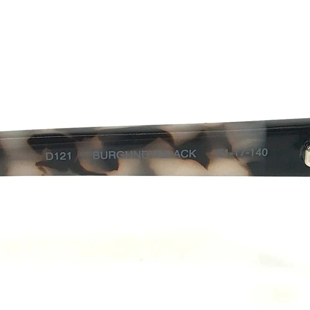 Lucky Brand Eyeglasses Frames D121 BURGUNDY BLACK Rectangular Full Rim 51-17-140